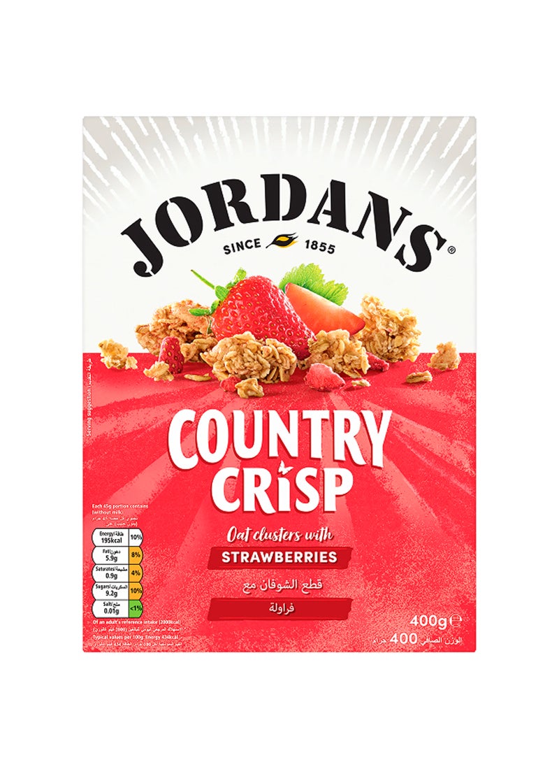 Country Crisp Strawberry Cereal Cluster 400grams