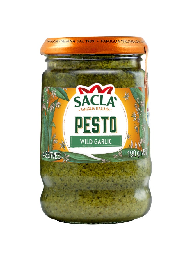 Sacla Wild Garlic Pesto 190grams  - Image 1