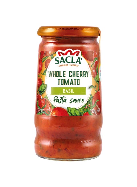 Whole Cherry Tomatoes And Basil Paste 350grams