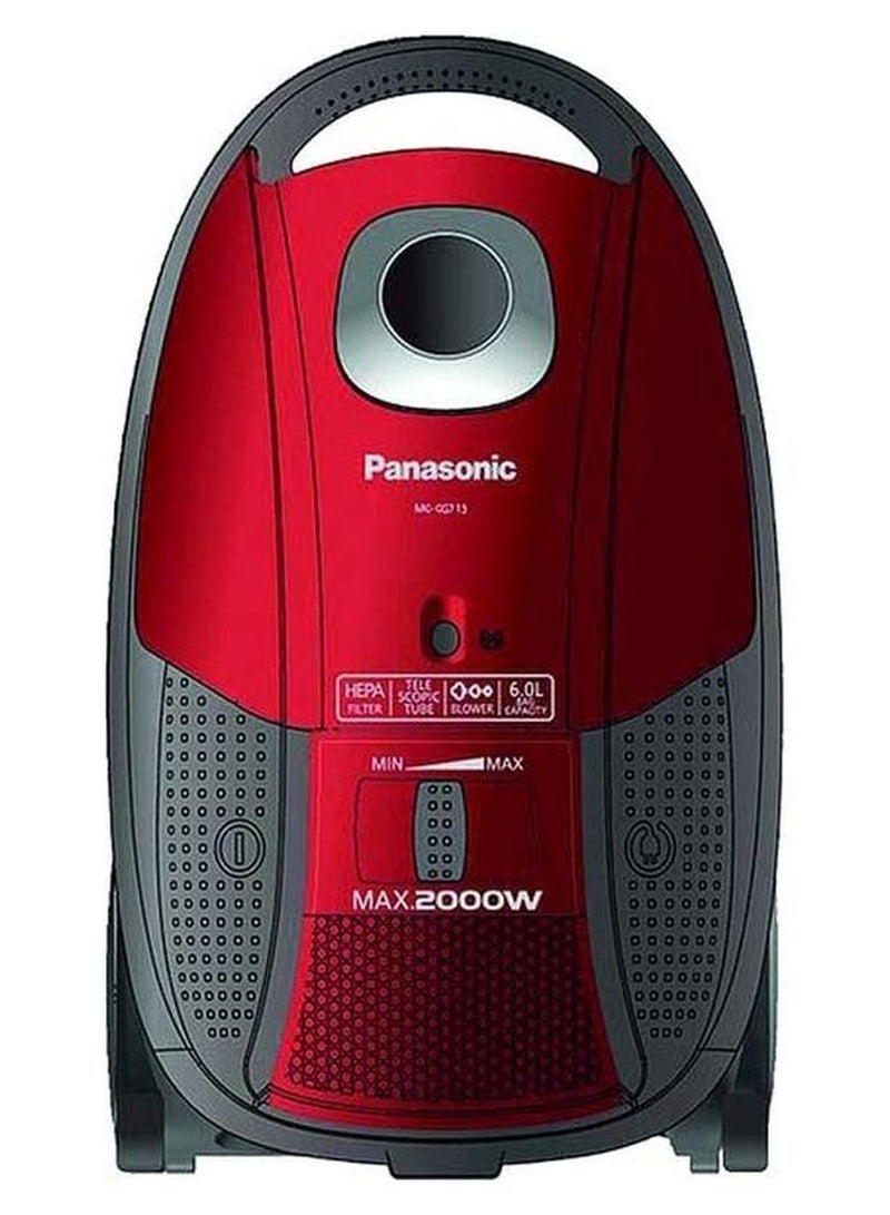 Panasonic Vacuum Cleaner 6 L 1900 W MC-CG711 Red/Black/Silver - Image 1