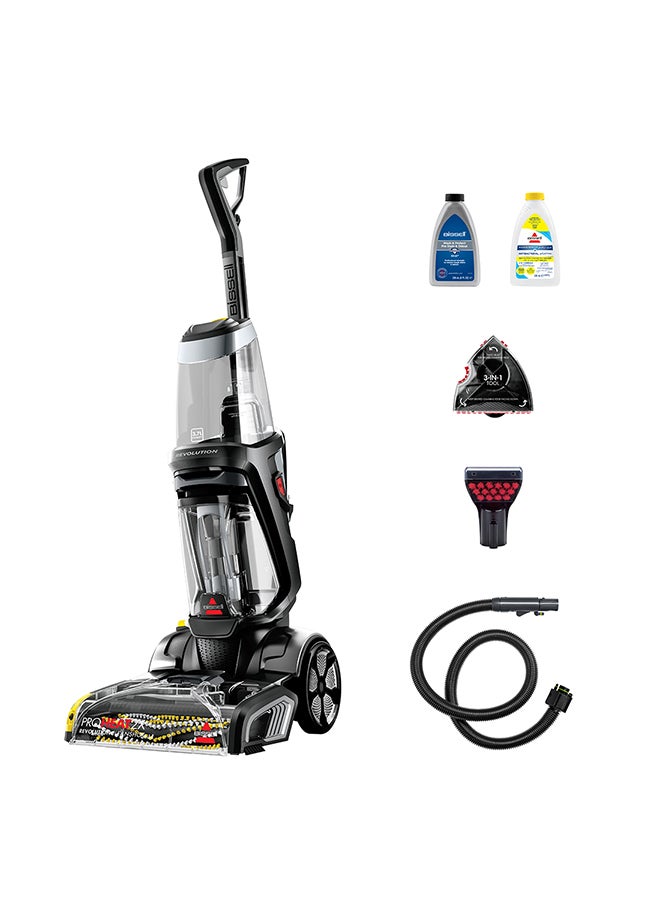 Bissell ProHeat 2X Revolution Cleanshot 2066E – Upright Carpet Cleaner with HeatWave Technology, Powerful Stain Removal, Large 10kg, Ideal for Tough Stains & Deep Cleaning | 3.7 L 800 W 2066E Black/Yellow  - Image 1