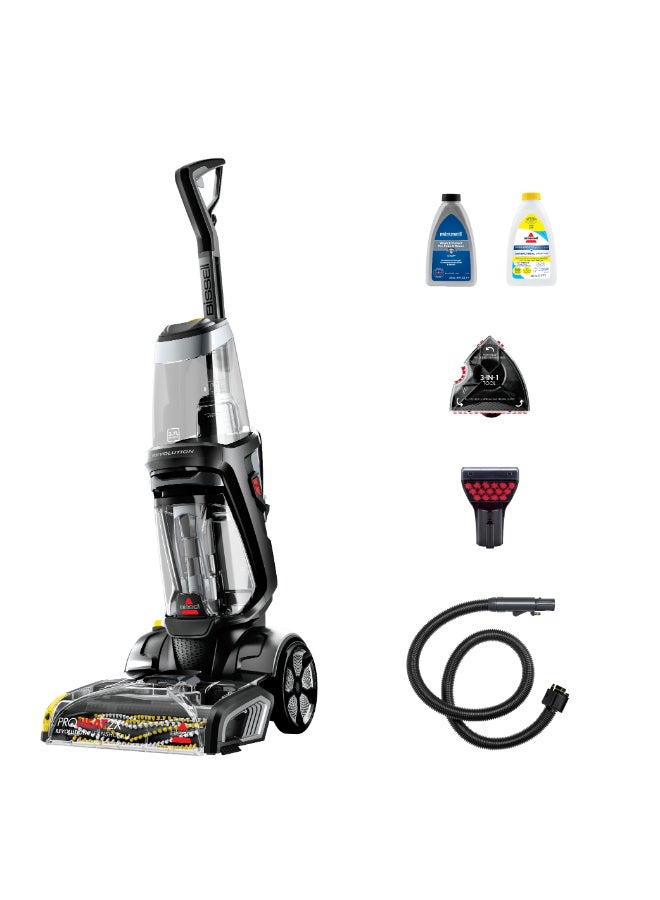 Bissell Proheat 2X Revolution Cleanshot 2066E Upright Carpet Cleaner With Heatwave Technology, Powerful Stain Removal, Large 10Kg, Ideal For Tough Stains & Deep Cleaning | 2-Year Warranty 3.7 L 800 W 2066E Black/Yellow  - Image 2