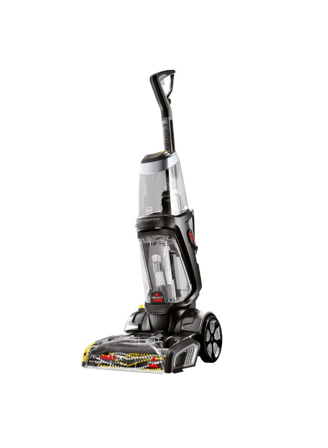 Bissell Proheat 2X Revolution Cleanshot 2066E Upright Carpet Cleaner With Heatwave Technology, Powerful Stain Removal, Large 10Kg, Ideal For Tough Stains & Deep Cleaning | 2-Year Warranty 3.7 L 800 W 2066E Black/Yellow  - Image 1