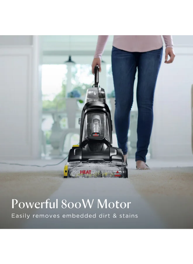 بيسيل بيسل ProHeat 2X Revolution Cleanshot 2066E – مكنسة كهربائية عمودية بتقنية HeatWave، إزالة قوية للبقع، وزن 10 كجم، مثالية للبقع الصعبة والتنظيف العميق | مع ضمان سنتين من بيسل
