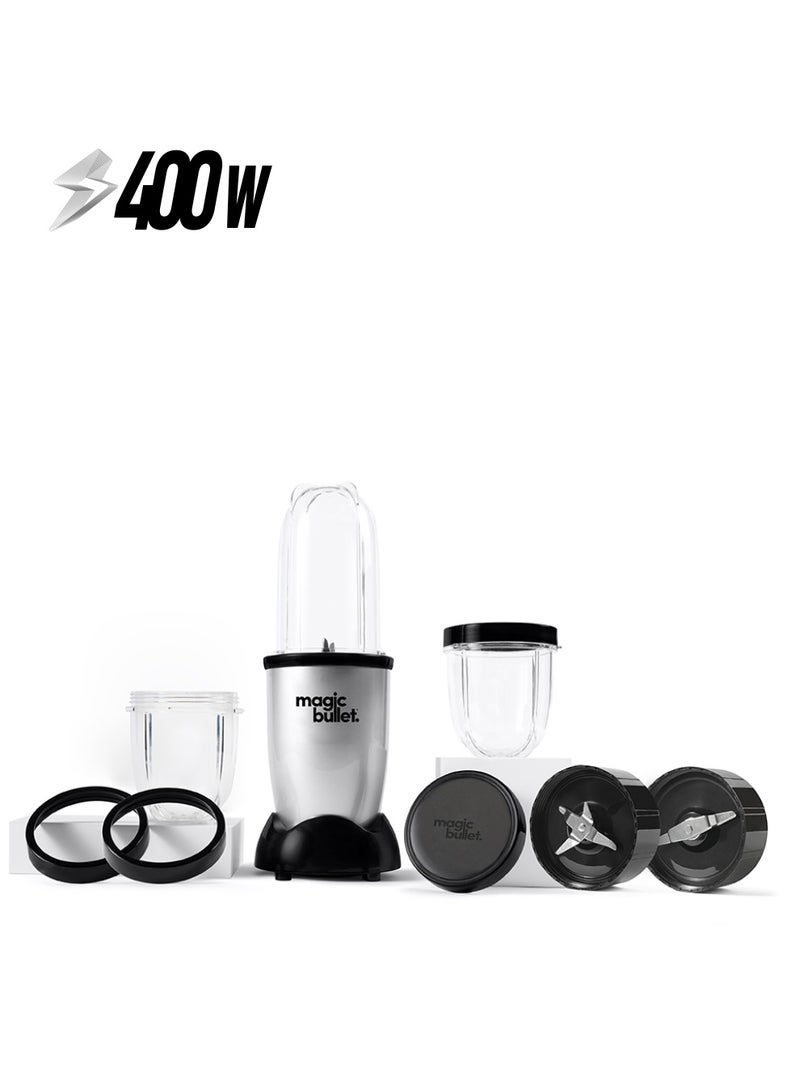 Magic Bullet - 9-Piece High-Speed Blender/Mixer System 532 ml 400 W MB4-1012 Silver/Clear/Black - Image 1