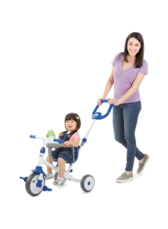 little tikes Adjustable, Detachable 3-in-1 Steering Trike Ride N Learn Tricycles for Kids 26x19.7x34.25inch