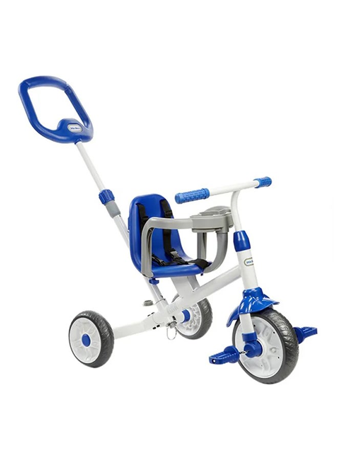 little tikes Adjustable, Detachable 3-in-1 Steering Trike Ride N Learn Tricycles for Kids 26x19.7x34.25inch - Image 1