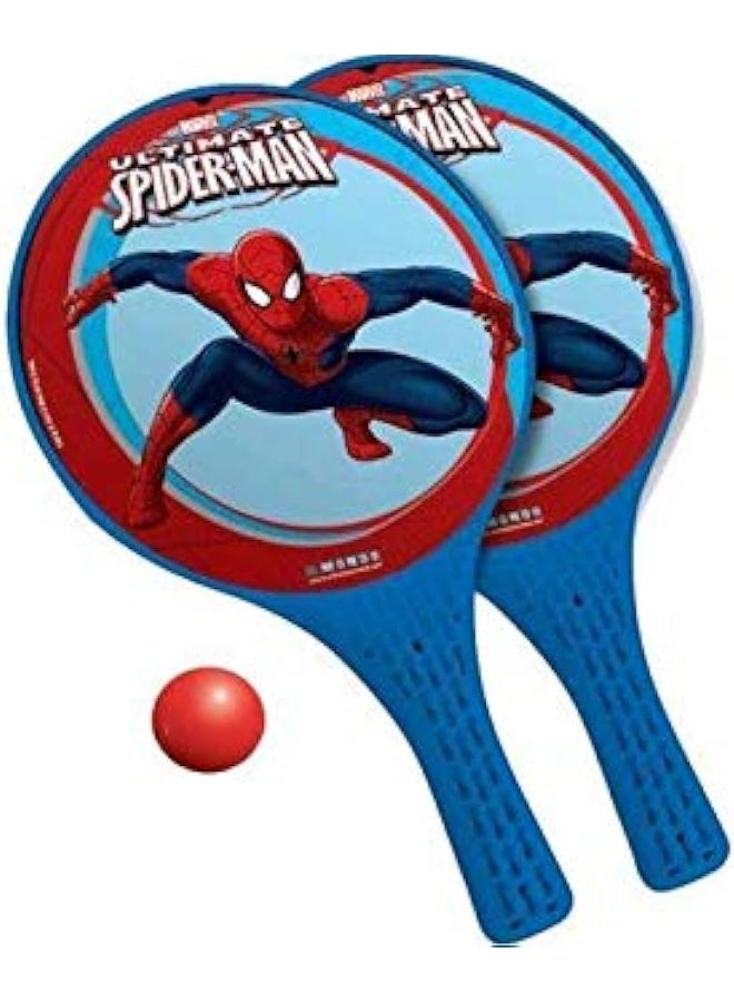 MONDO Spiderman Paddle Bat Set – Outdoor Fun Sports Toy for Kids - Image 2