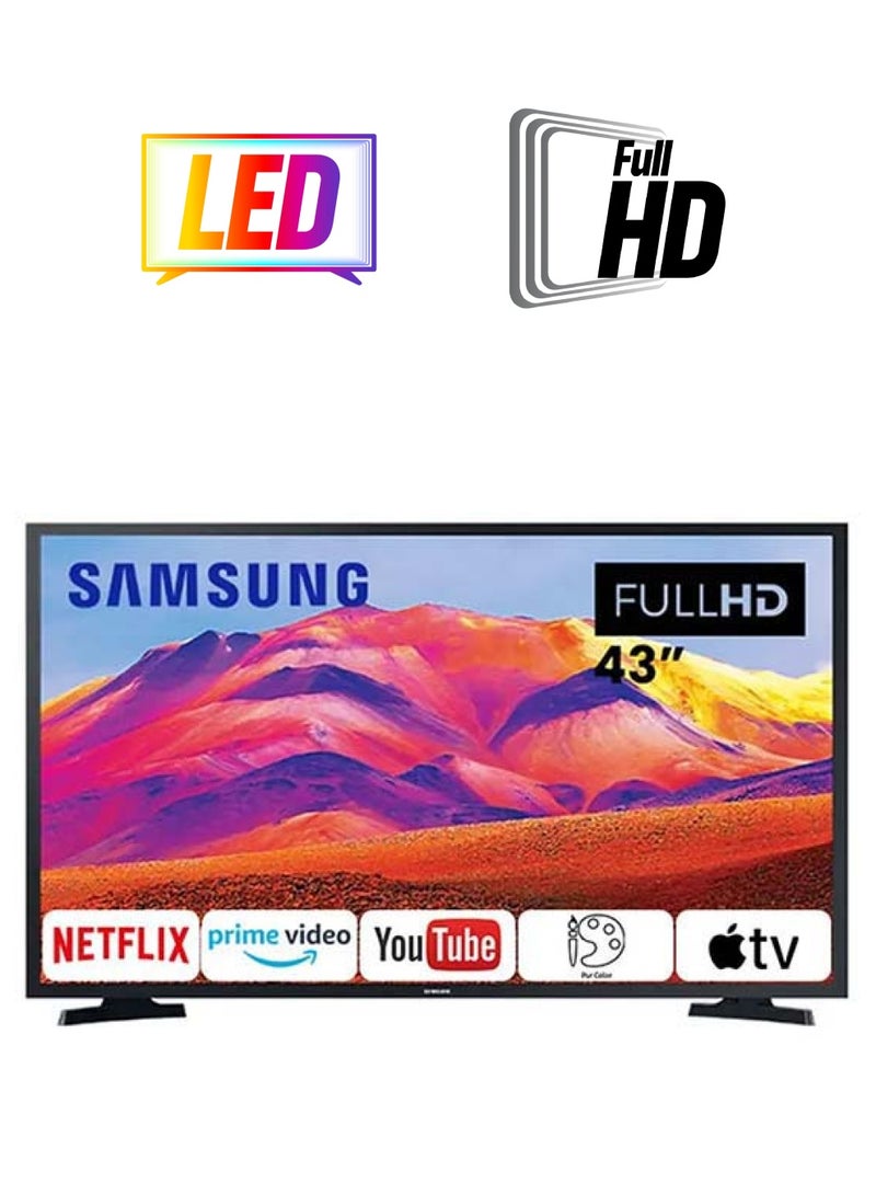 Samsung - Smart Full HD TV 43-Inch LED UA43T5300AU Black - Image 1
