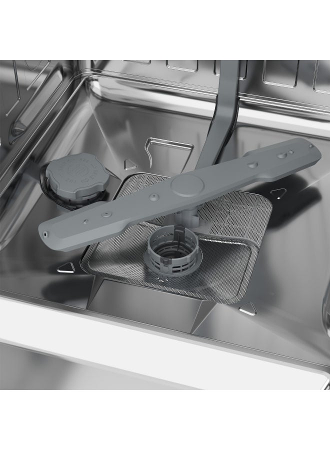بيكو غسالة أطباق ديجيتال ستاندرد، 14 مكان، 5 برامج، 60 سم BDFN15420S فضي - Image 4