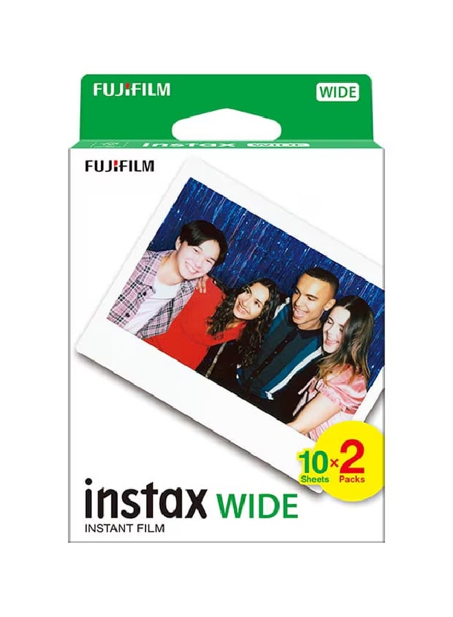 FUJIFILM - Pack Of 2 Instax Wide Instant Film White - Image 1
