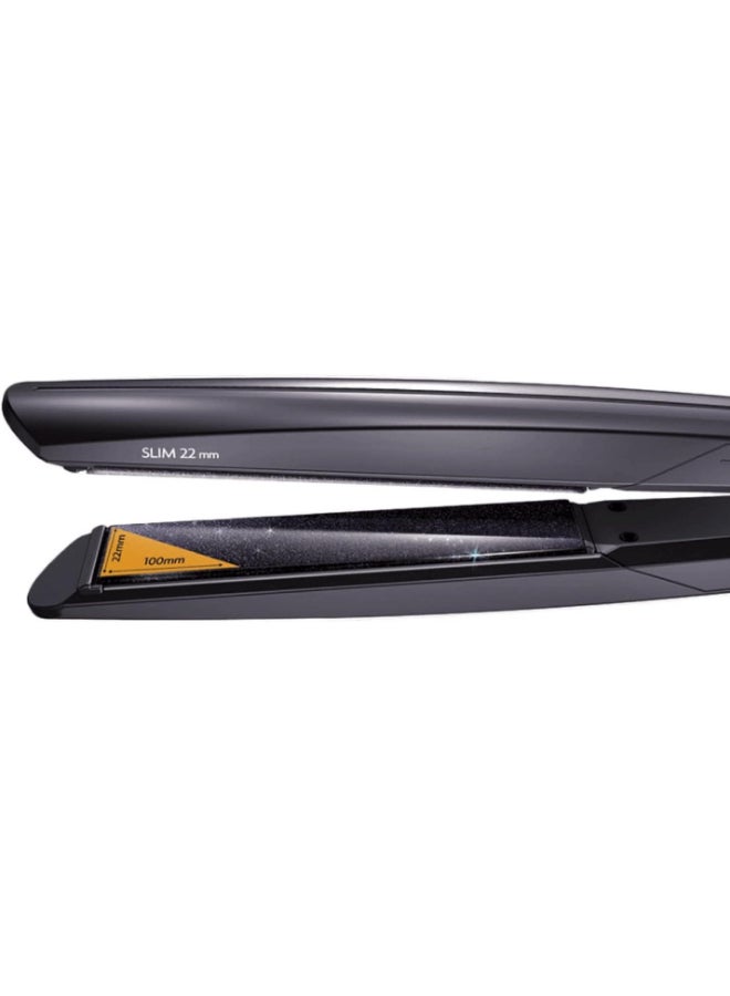 babyliss - St325Sde Hair Straightener 230°C Ceramic Technology For Short And Medium Hair Slim 22 Mm Protect Black - Image 1