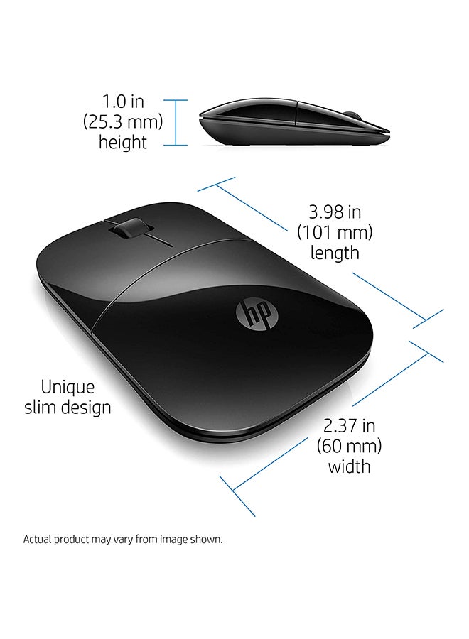 HP Z3700 Wireless Mouse Black - Image 3