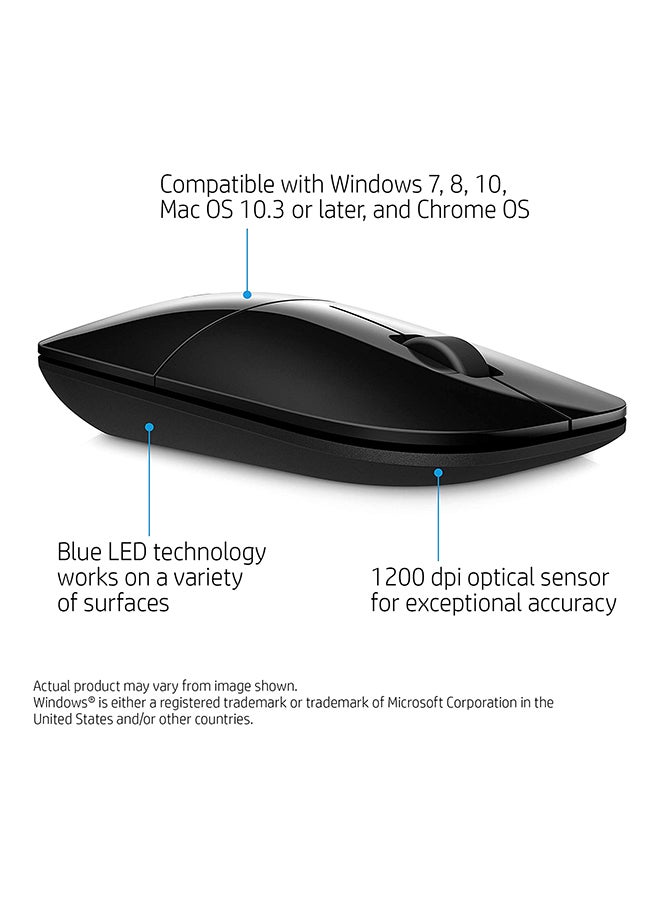 HP Z3700 Wireless Mouse Black - Image 4