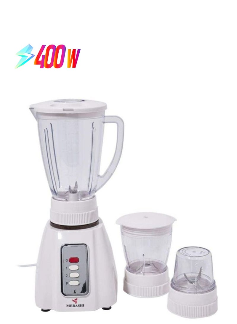 3-In-1 Blender 400W 400 W ME-BL1005W White/Clear/Grey