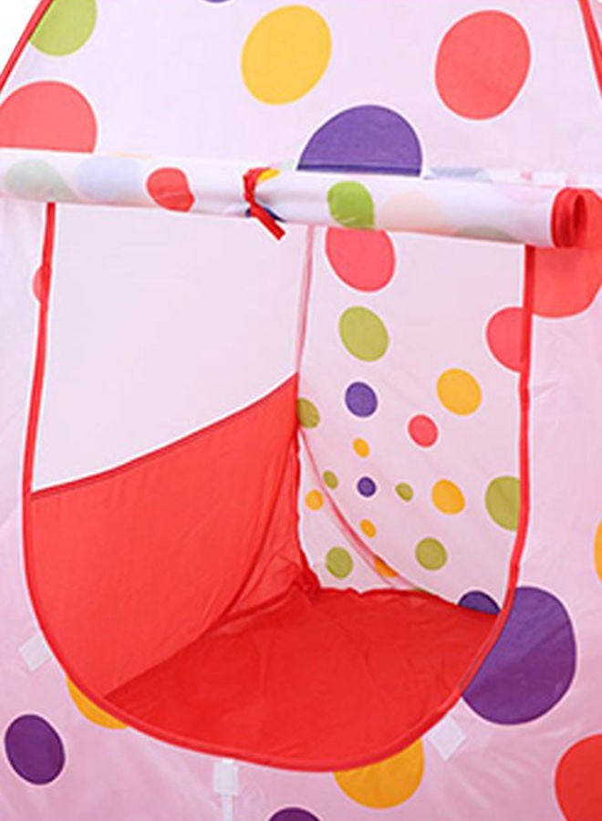 Somay 3-In-1 Pop Up Foldable Portable Indoor Outdoor Play Tent House With Tunnel And Ball Pool For Children - Image 4