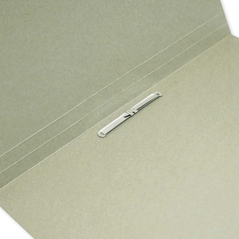 FIS Square Cut Folders with Fastener, Grey Color, Pack of 50, 320 GSM, F/S (210 x 330 mm) Grey - Image 4