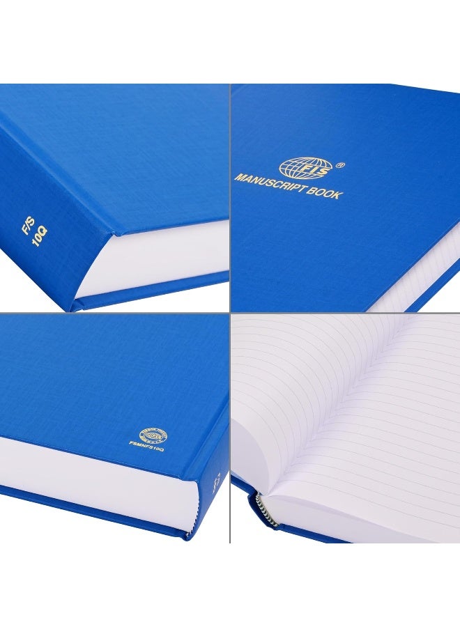 FIS Manuscript Book - 8 MM Single Ruled, 480 Sheets, F/S (210 X 330 MM) Blue - Image 5