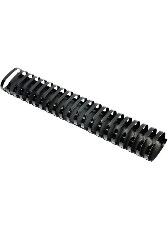 FIS Plastic Binding Rings, 50mm, Black, 50 Pieces, Capacity Up to 480 Sheets Black - Image 3