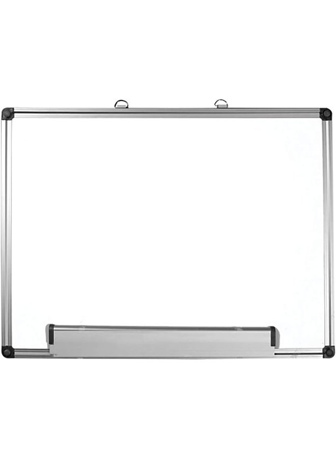 FIS White Board with Aluminium Frame - 30 x 40 cm White/Silver