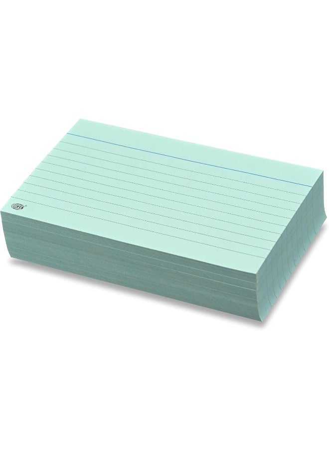 FIS® Ruled Record Cards, 5"x3" Inches, Blue, 100 Sheets - Image 2