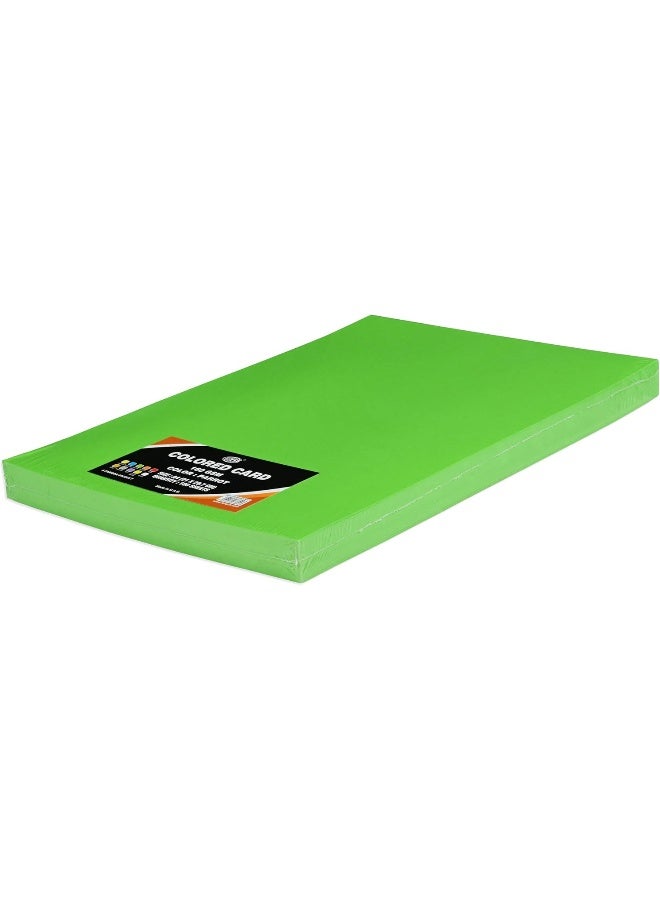 FIS Colored Cards, A4 Size, Parrot Color, 100 Sheets - Image 1