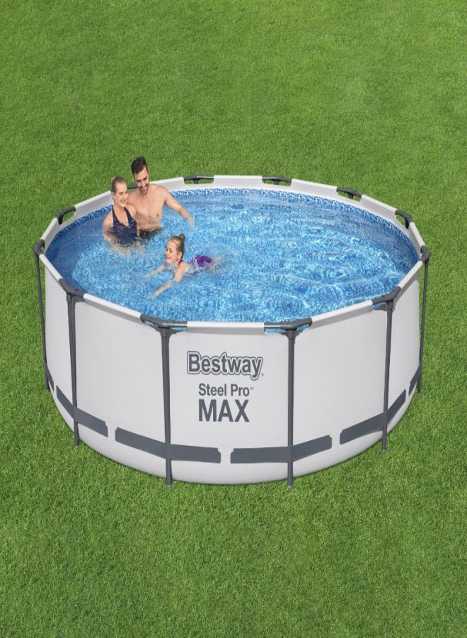 Bestway - Steel Pro Frame Pool Set+filter Pump 2656260 366x100cm - Image 1