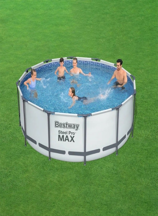 Bestway - Steel Pro Frame Pool Set+filter Pump 2656260 366x100cm - Image 1