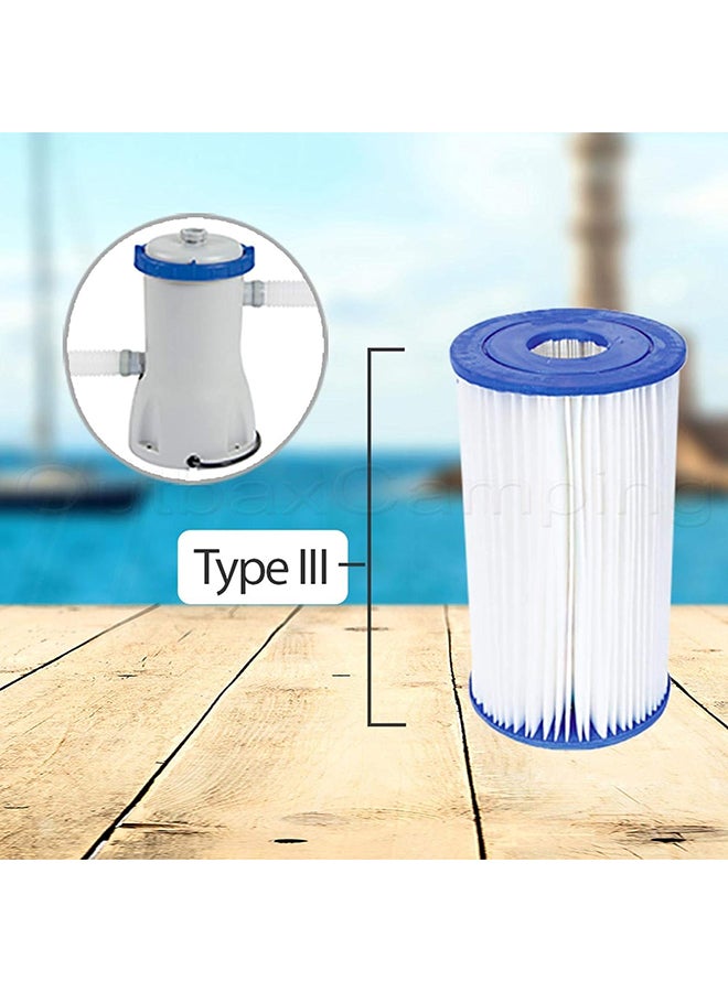 Bestway Type I Filter Cartridge Swimming Pool Cleaning Filter 4.2 x 5.4inch  - Image 3