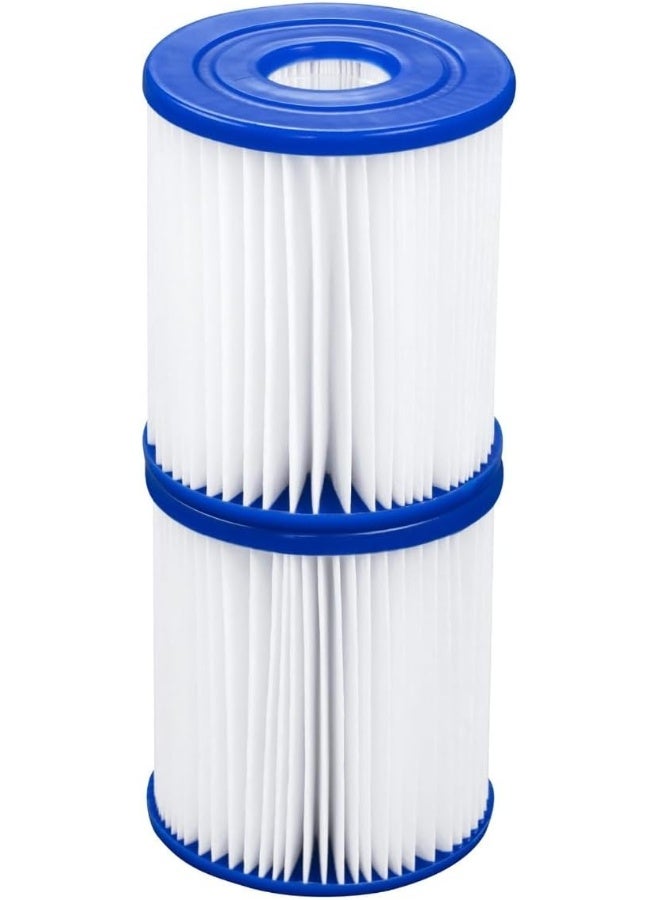 Bestway Type I Filter Cartridge for Swimming Pool, Pool Cleaning Filter, Easy Installation 4.2 x 5.4inch  - Image 1