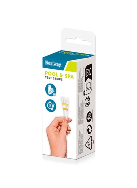Flowclear Test Strips Pool & Spa 9.5x4.2x16cm