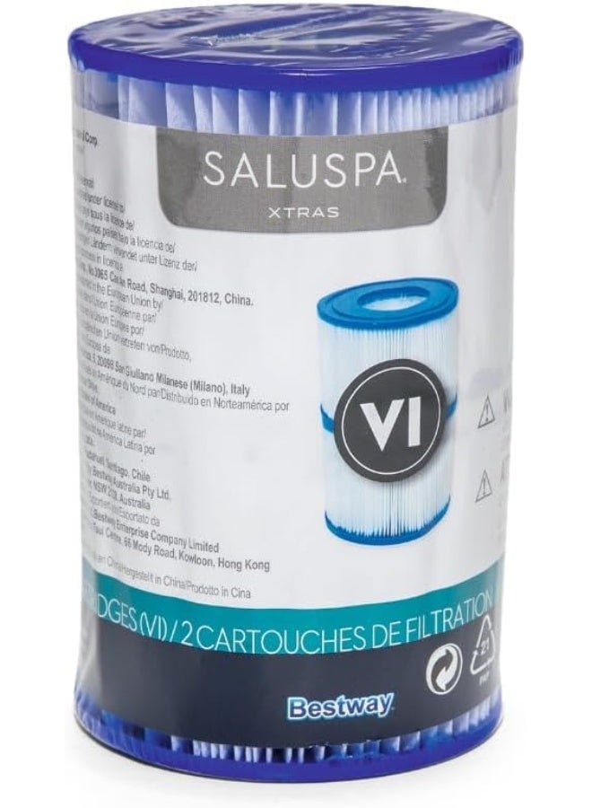 Bestway Lay-Z-Spa Type VI Filter Cartridge - Image 4