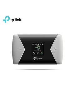 TP-LINK M7450 300Mbps LTE-Advanced 4G+ Mobile Wi-Fi, Hotspot with Screen Display, 32 Devices Connectivity, 3000mAh Rechargeable Battery for up to 15 Hours of Working, Plug and Play Black  - Image 1