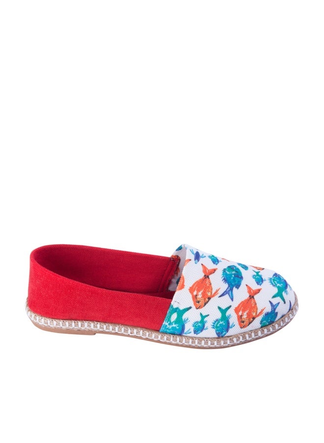 Biggdesign Anemoss Aquarium Slip-On Sneaker Red/White/Blue - Image 1