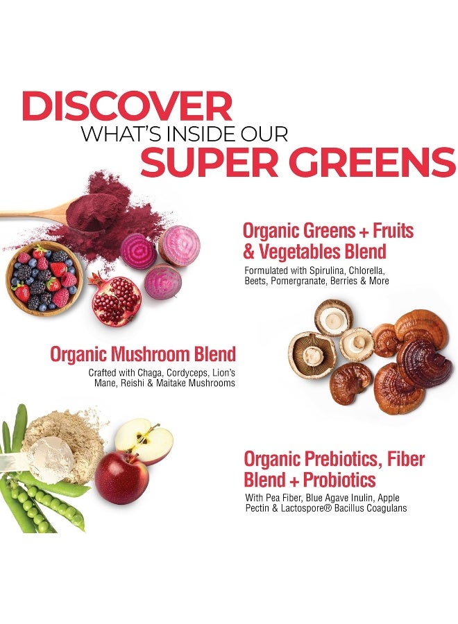 COUNTRY FARMS Super Greens, Alkalizing Formula, Berry, 10.6 oz  - Image 3