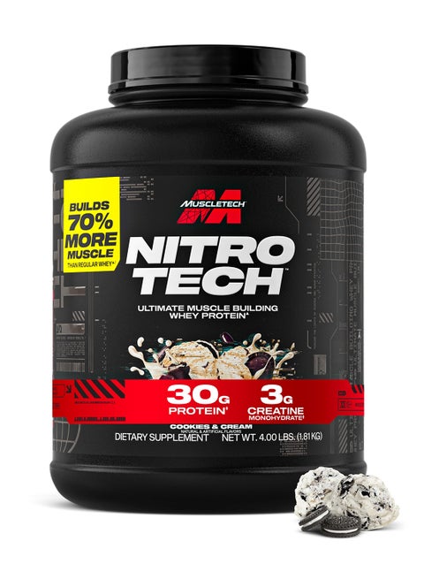 Nitro Tech Whey Peptides Protein - Cookies And Cream - 1.81 Kg
