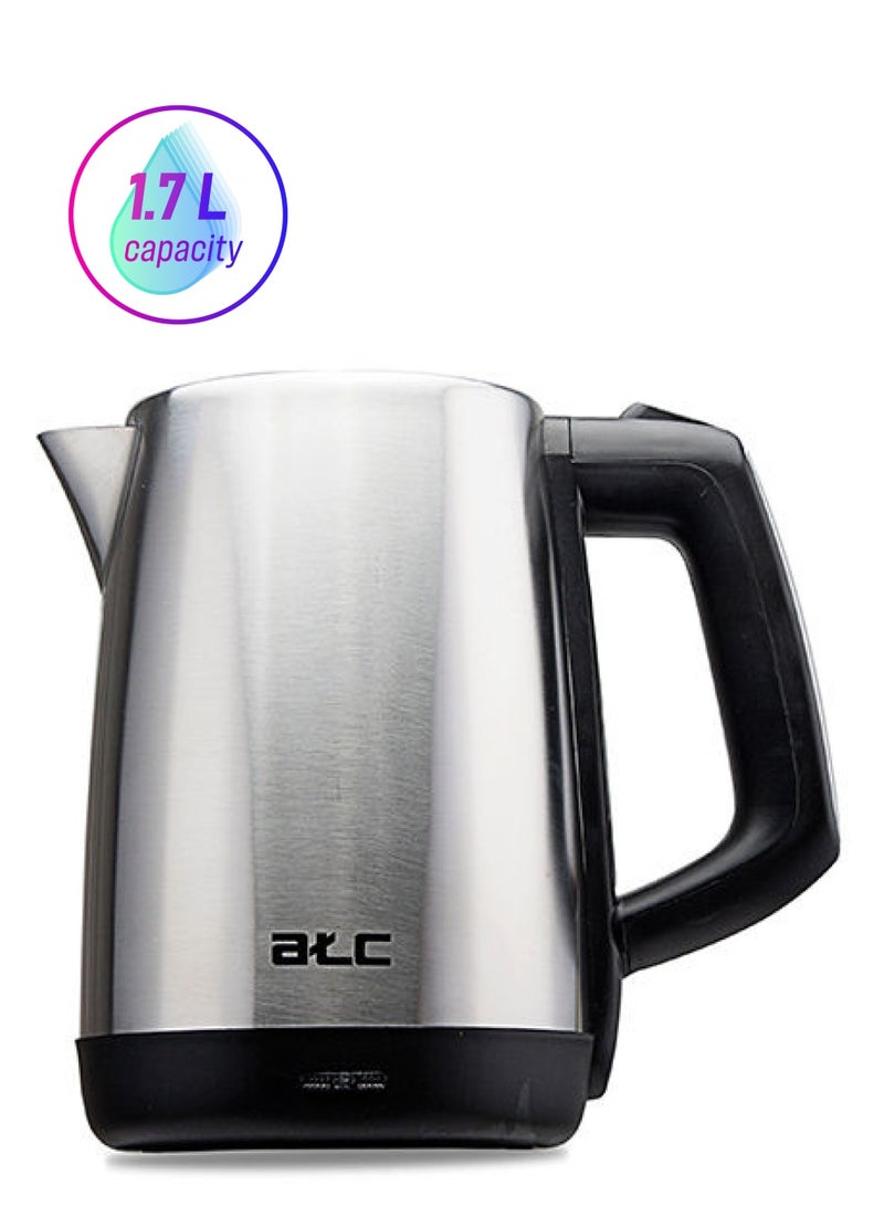ATC Electric Kettle 1.7 L 2200 W H-KE075 Silver/Black  - Image 1