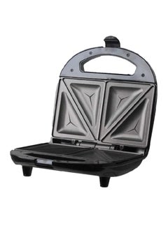 ايه تي سي ماكينة صنع سندويش محمولة تعمل بجهد 240 فولت 750 W H-SM0203S أسود/ فضي  - Image 2