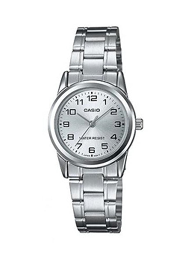 CASIO Women's LTPV001D-7B Silver Metal Quartz Fashion Watch 