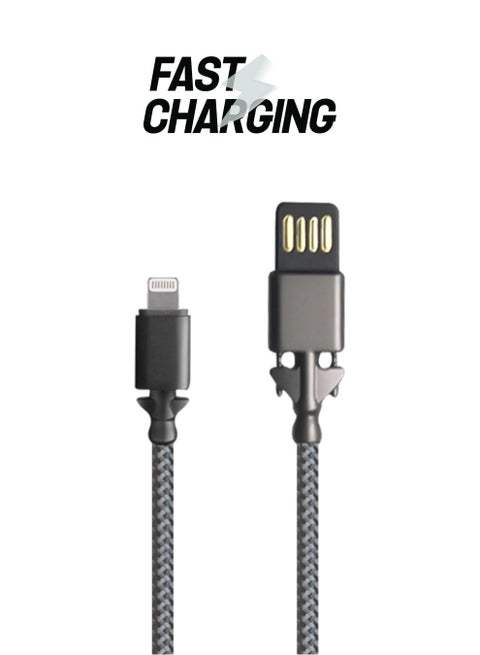 Lightning USB Data Sync And Charging Cable Silver