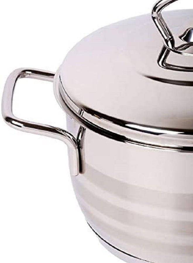 كوركماز مجموعة أدوات الطهي أسترا من 9 قطع فضي - Image 5