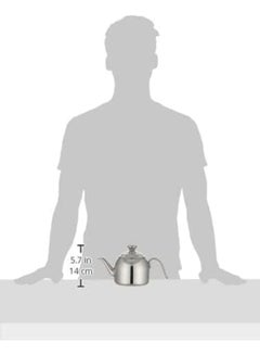 Korkmaz Droppa Teapot Silver 0.9Liters  - Image 5