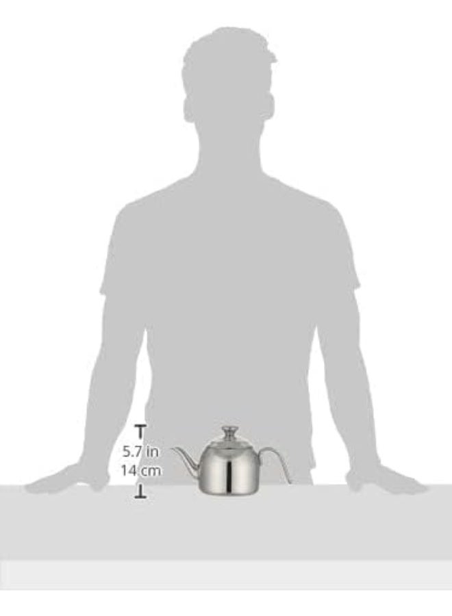 Korkmaz Droppa Teapot Silver 0.9Liters  - Image 5