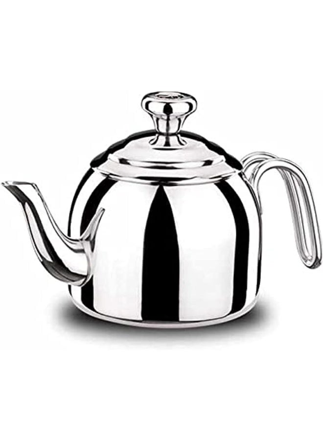 Korkmaz Droppa Teapot Silver 0.9Liters  - Image 2