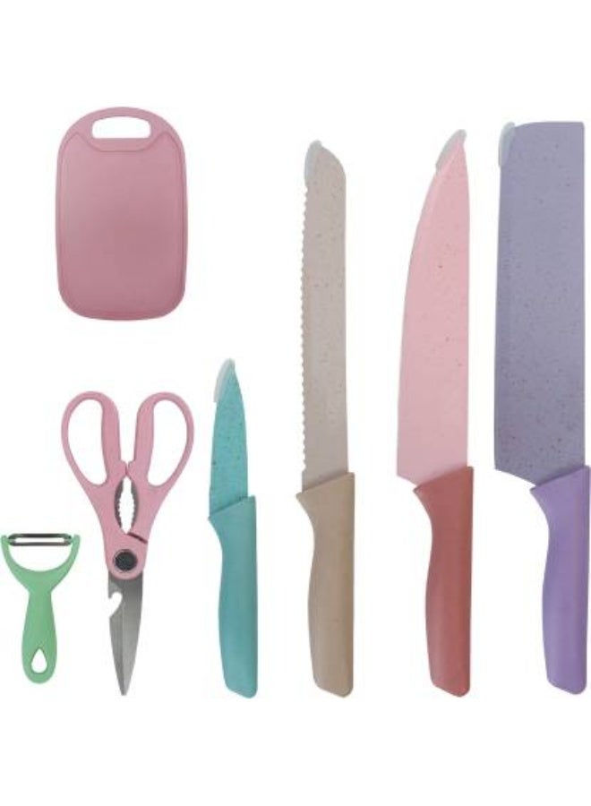 Winsor 6-Piece Steel Tips Soft Touch Handle Knife Set Multicolour  - Image 2