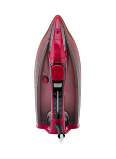 GEEPAS Digital Steam Iron| Dry and Steam Iron Box with Digital Temperature Control and Auto Shut Off Function| Compact and Handy Design| Suitable for All Kinds of Fabric| Anti-Drip and Anti-Calc System| 2 Years Warranty 350 ml GSI7813 Red/Black  - Image 5