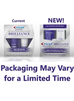 Crest 3D White Brilliance Toothpaste And Deep Cleansing Whitening Gel System 113gr + 65grams  - Image 2