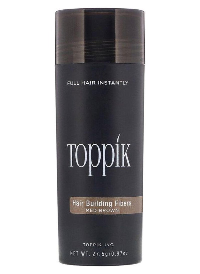 Toppik Hair Building Fibers Medium Brown 27.5grams - Image 1
