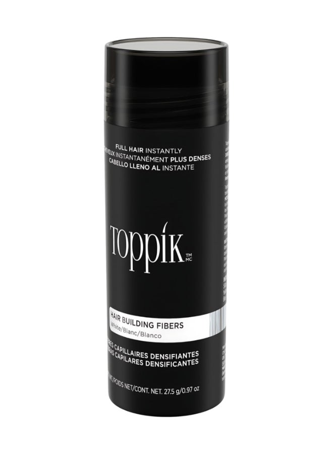 Toppik Hair Building Fibers White Hair Color 27.5 Grams White 27.5grams  - Image 1