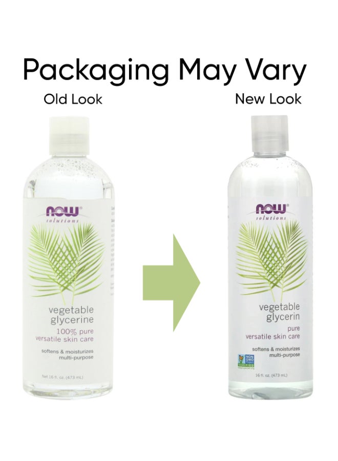 Now Foods Vegetable Glycerin, Pure Versatile Skin Care, 16 Fl. Oz Packaging May Vary 473ml  - Image 2
